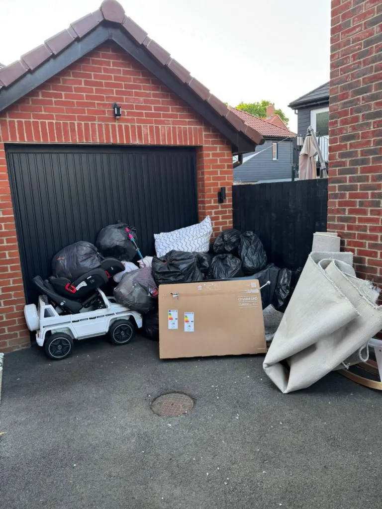 Waste tipping yard in Essex