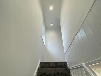 Stairwell cleaned and cleared