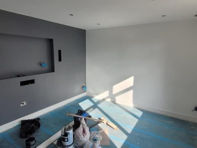 Living room renovation clearance