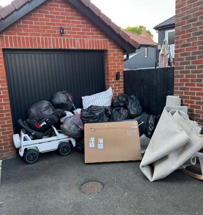 Waste tipping yard in Essex